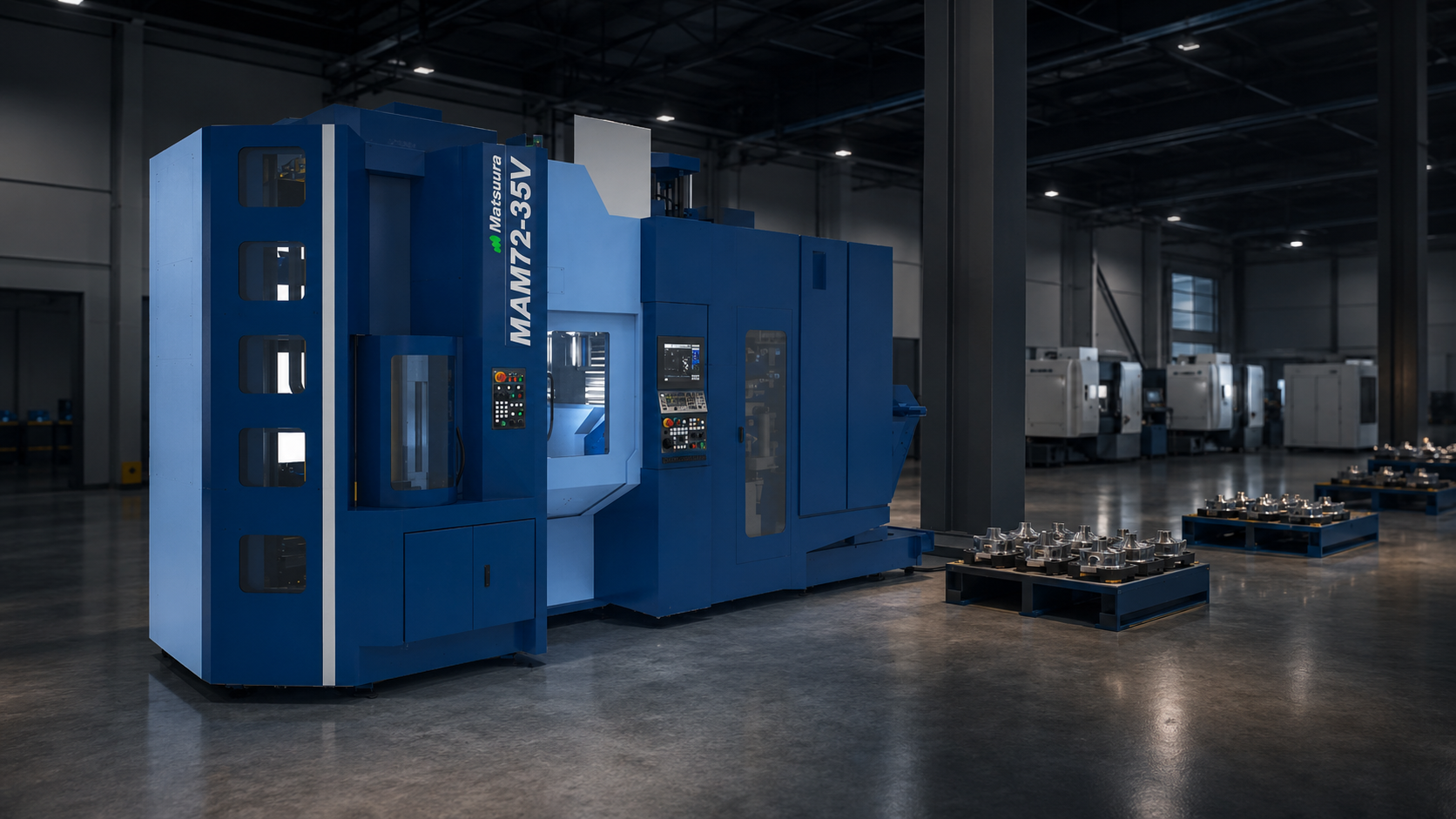 Jarvis facility interior — multi-pallet cell